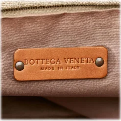 Bottega Veneta Vintage - Canvas Tote Bag - Brown - Leather Handbag - Luxury High Quality - Avvenice