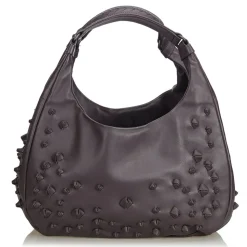 Bottega Veneta Vintage - Embossed Leather Campana Bag - Brown - Leather Handbag - Luxury High Quality - Avvenice