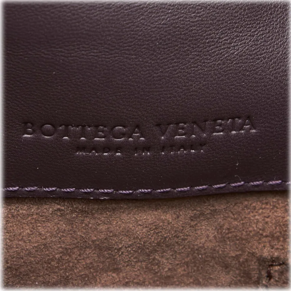 Bottega Veneta Vintage - Embossed Leather Campana Bag - Brown - Leather Handbag - Luxury High Quality - Avvenice