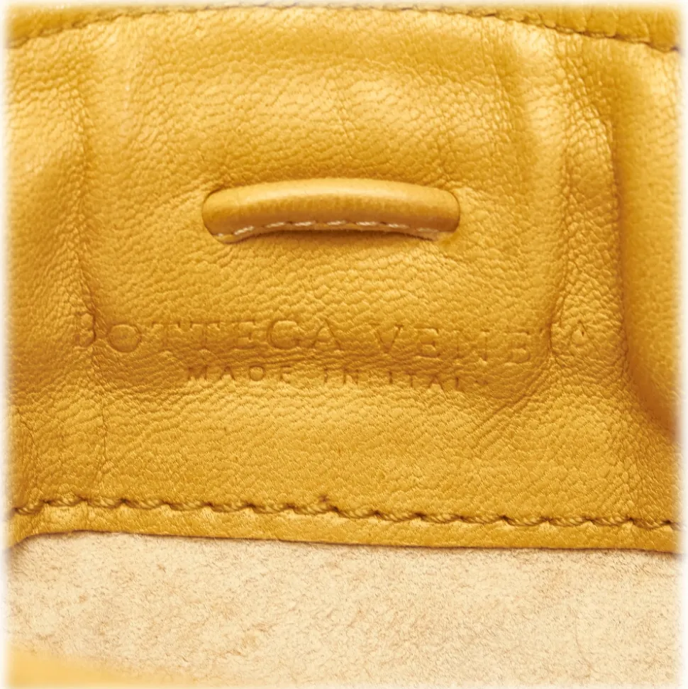 Bottega Veneta Vintage - Intrecciato Leather Shoulder Bag - Yellow - Leather Handbag - Luxury High Quality - Avvenice