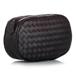 Bottega Veneta Vintage - Intrecciato Leather Belt Bag - Black - Leather Belt Bag - Luxury High Quality - Avvenice