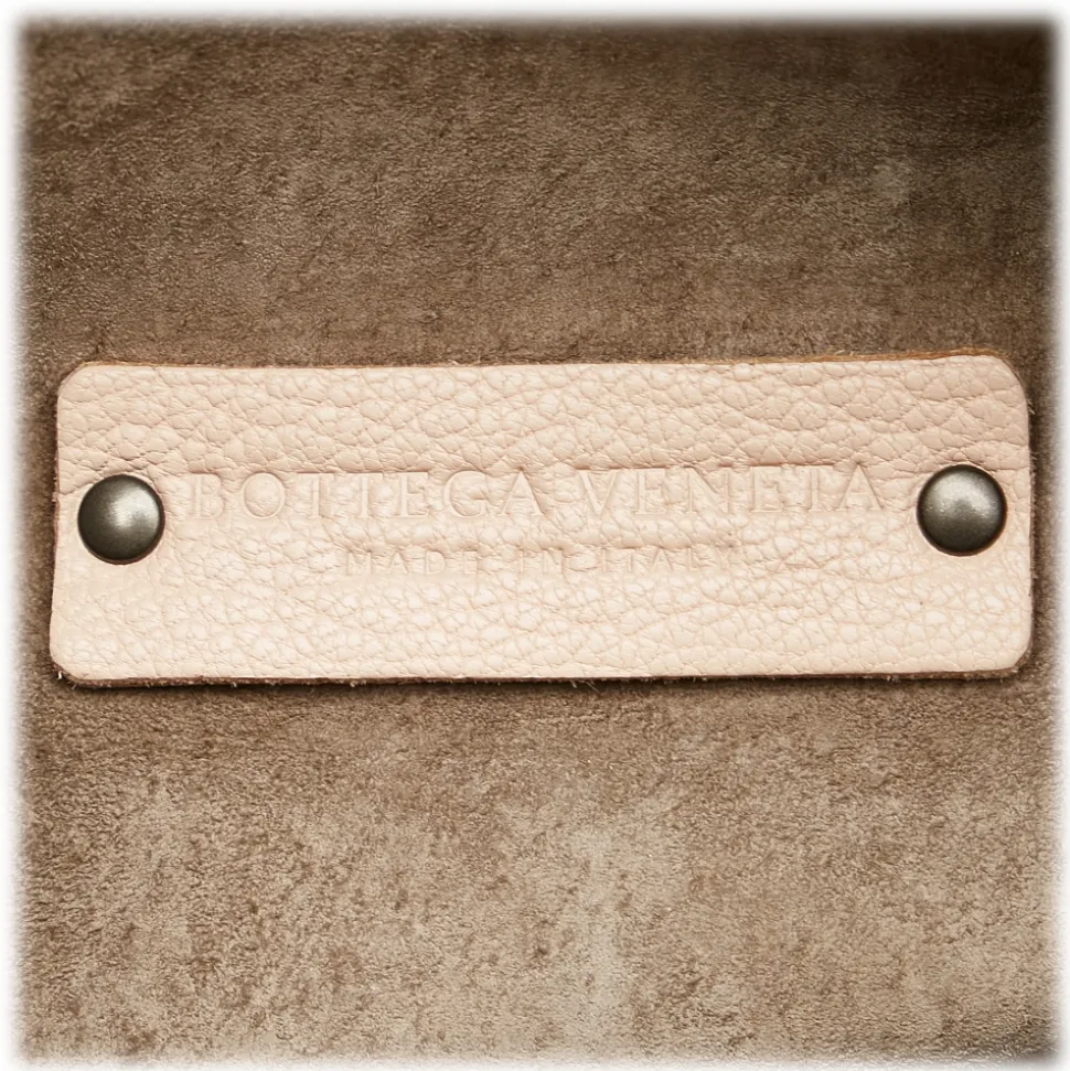 Bottega Veneta Vintage - Intrecciato Leather Handbag - Beige - Leather Handbag - Luxury High Quality - Avvenice