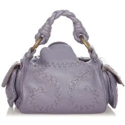 Bottega Veneta Vintage - Intrecciato Leather Handbag - Purple - Leather Handbag - Luxury High Quality - Avvenice