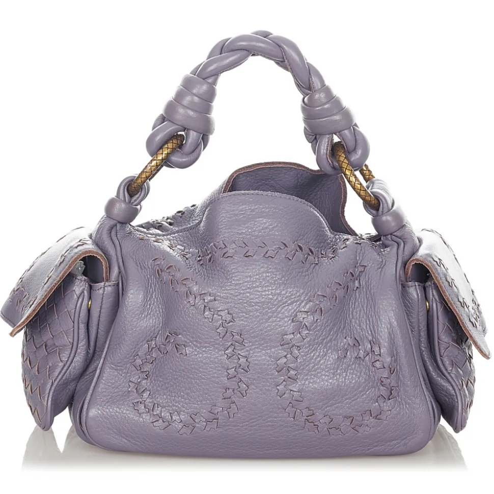 Bottega Veneta Vintage - Intrecciato Leather Handbag - Purple - Leather Handbag - Luxury High Quality - Avvenice