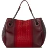 Bottega Veneta Vintage - Intrecciato Leather Tote Bag - Red - Leather Handbag - Luxury High Quality - Avvenice