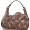 Bottega Veneta Vintage - Intrecciato Leather Handbag - Brown Bronze - Leather Handbag - Luxury High Quality - Avvenice
