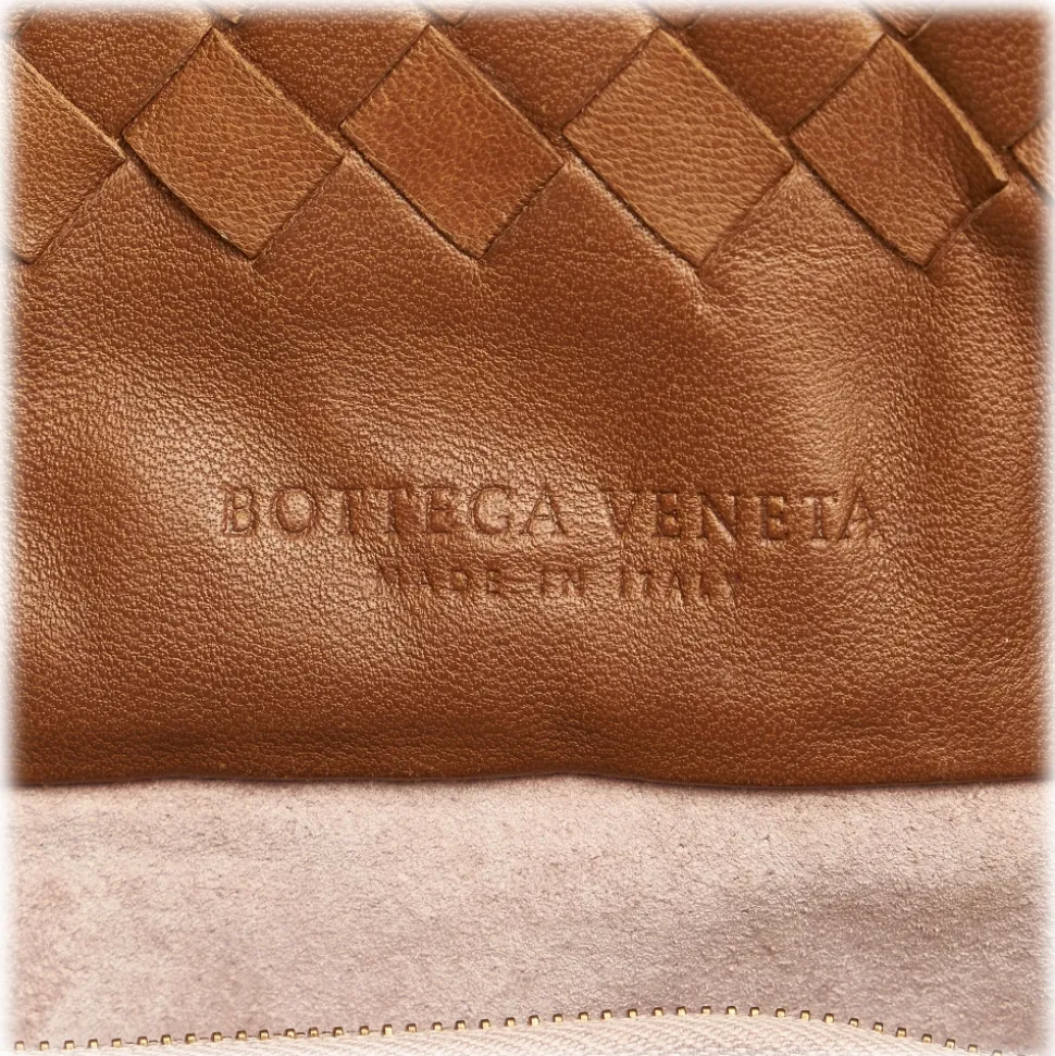 Bottega Veneta Vintage - Intrecciato Leather Tote Bag - Brown - Leather Handbag - Luxury High Quality - Avvenice