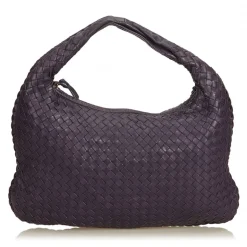 Bottega Veneta Vintage - Intrecciato Hobo Bag - Purple - Leather Handbag - Luxury High Quality - Avvenice