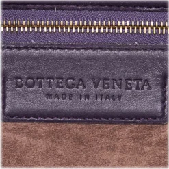 Bottega Veneta Vintage - Intrecciato Hobo Bag - Purple - Leather Handbag - Luxury High Quality - Avvenice