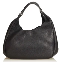 Bottega Veneta Vintage - Leather Hobo Bag - Black - Leather Handbag - Luxury High Quality - Avvenice