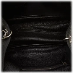 Bottega Veneta Vintage - Leather Hobo Bag - Black - Leather Handbag - Luxury High Quality - Avvenice