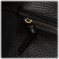 Bottega Veneta Vintage - Leather Hobo Bag - Black - Leather Handbag - Luxury High Quality - Avvenice