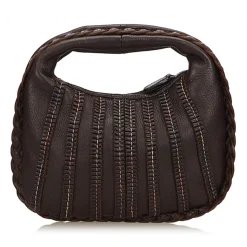 Bottega Veneta Vintage - Leather Hobo Bag - Brown - Leather Handbag - Luxury High Quality - Avvenice
