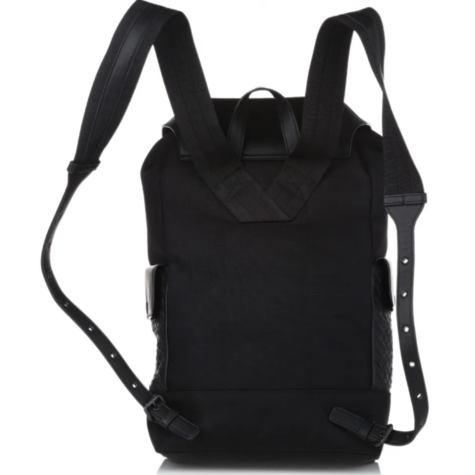 Bottega Veneta Vintage - Leather Backpack - Black - Leather Backpack - Luxury High Quality - Avvenice