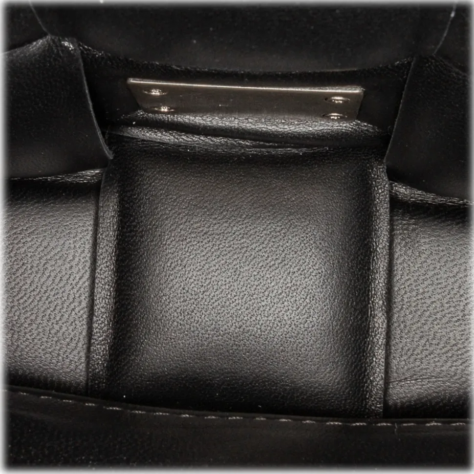 Bottega Veneta Vintage - Padded Cassette Leather Crossbody Bag - Black - Leather Handbag - Luxury High Quality - Avvenice