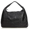 Bottega Veneta Vintage - Studded Leather Hobo Bag - Black - Leather Handbag - Luxury High Quality - Avvenice