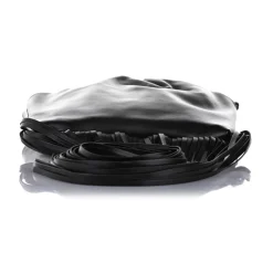 Bottega Veneta Vintage - The Fringe Pouch Leather Shoulder Bag - Black - Leather Handbag - Luxury High Quality - Avvenice