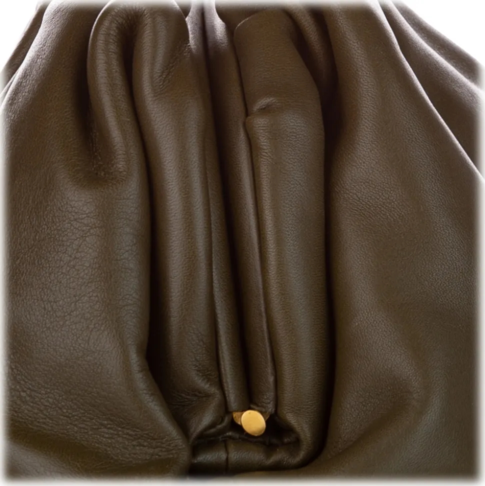 Bottega Veneta Vintage - The Mini Pouch - Dark Brown - Leather Handbag - Luxury High Quality - Avvenice