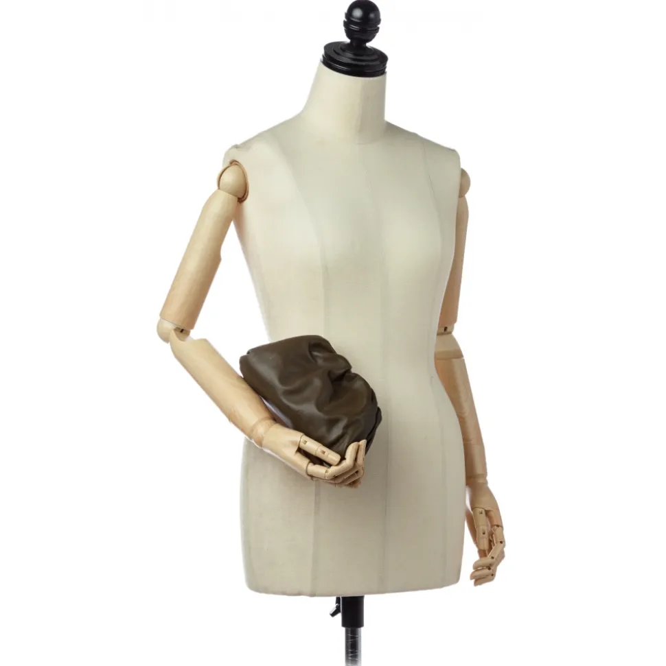 Bottega Veneta Vintage - The Mini Pouch - Dark Brown - Leather Handbag - Luxury High Quality - Avvenice