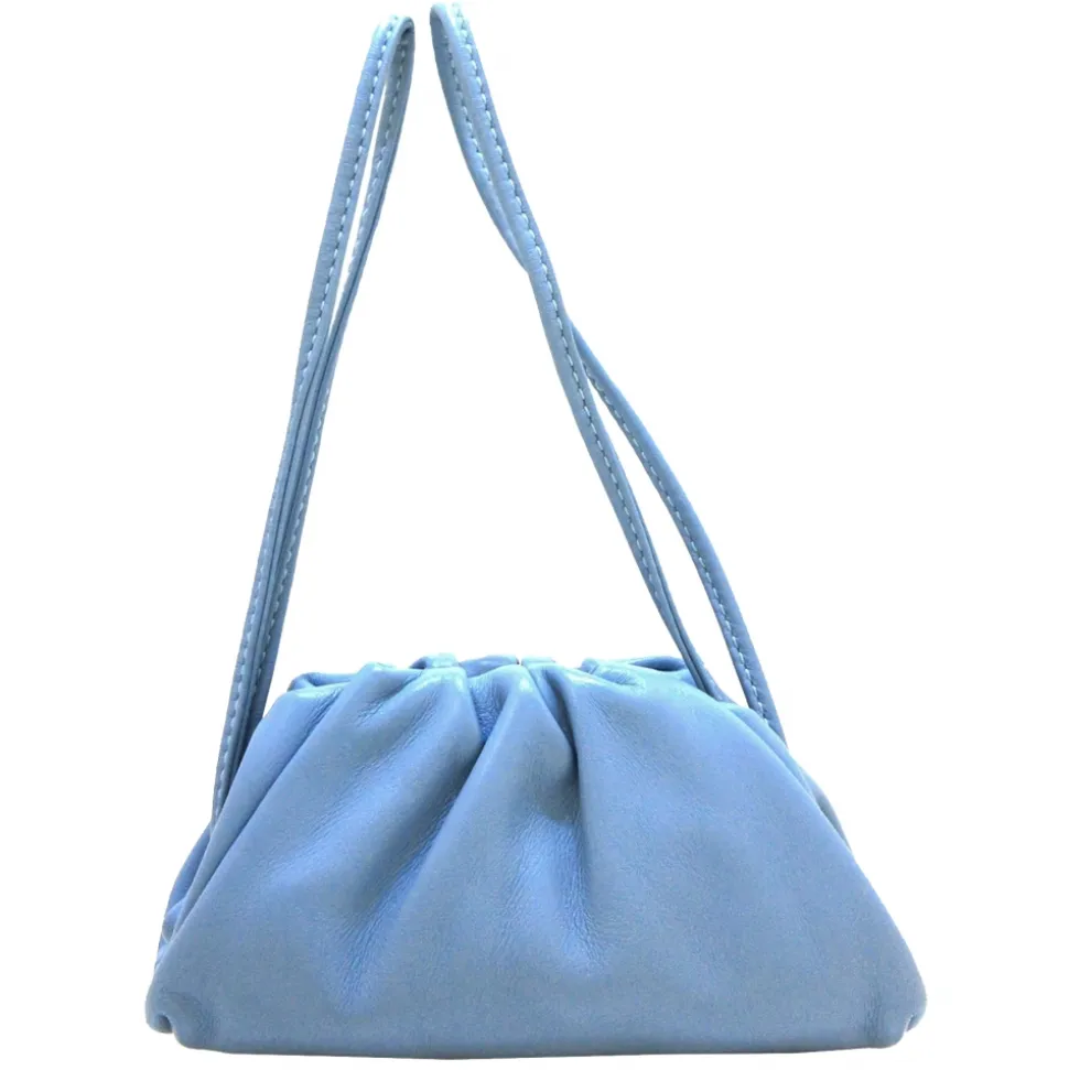 Bottega Veneta Vintage - The Mini Pouch - Light Blue - Leather Handbag - Luxury High Quality - Avvenice