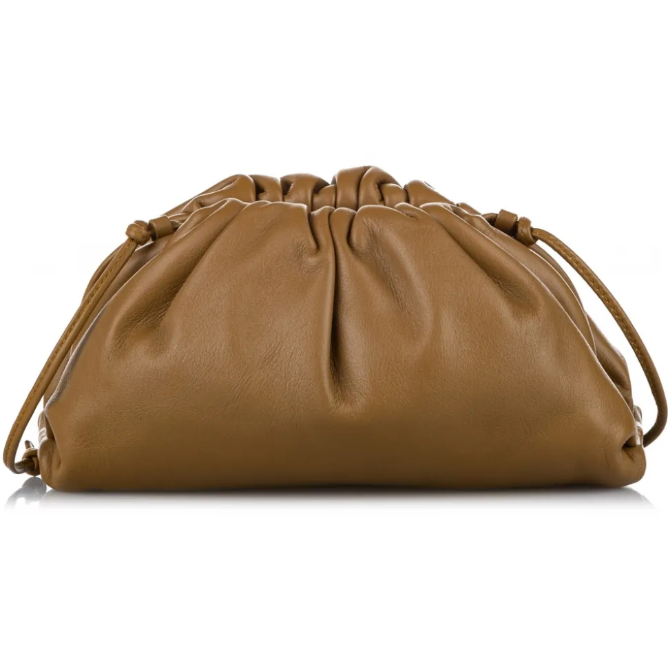 Bottega Veneta Vintage - The Mini Pouch - Light Brown - Leather Handbag - Luxury High Quality - Avvenice