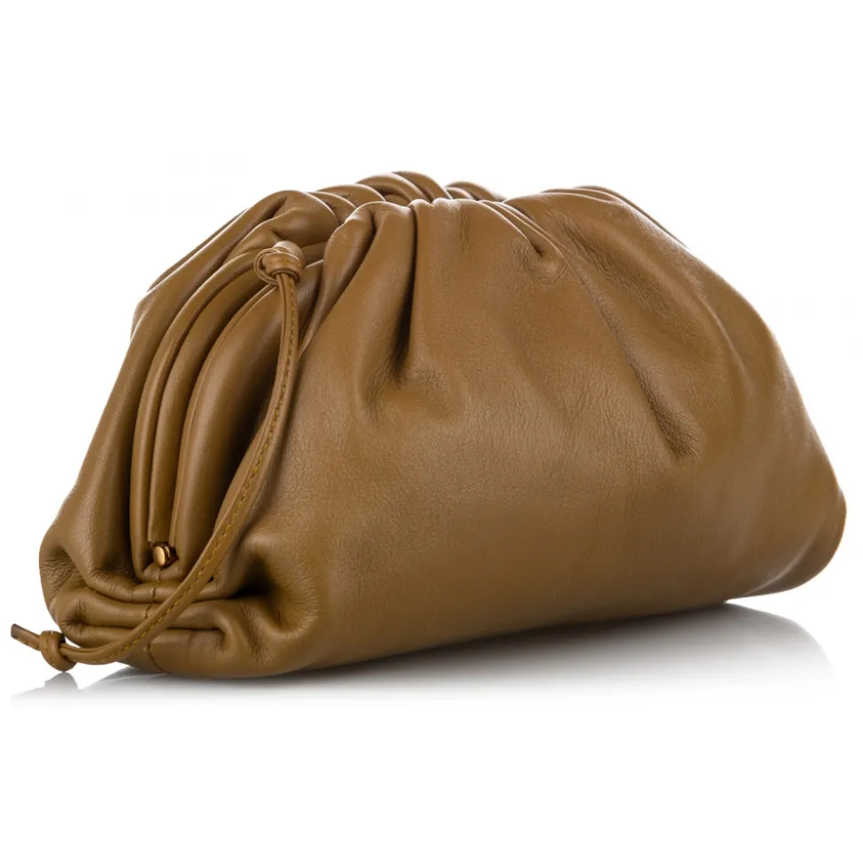 Bottega Veneta Vintage - The Mini Pouch - Light Brown - Leather Handbag - Luxury High Quality - Avvenice