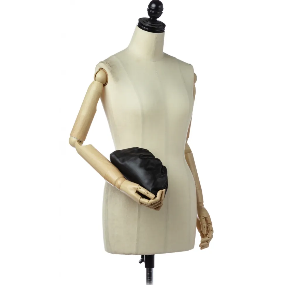 Bottega Veneta Vintage - The Mini Pouch - Black - Leather Handbag - Luxury High Quality - Avvenice