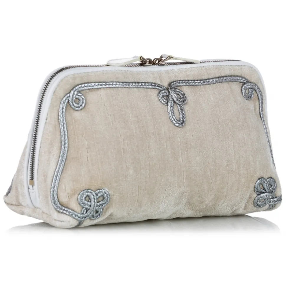 Bottega Veneta Vintage - Velour Clutch Bag - Brown - Leather Handbag - Luxury High Quality - Avvenice