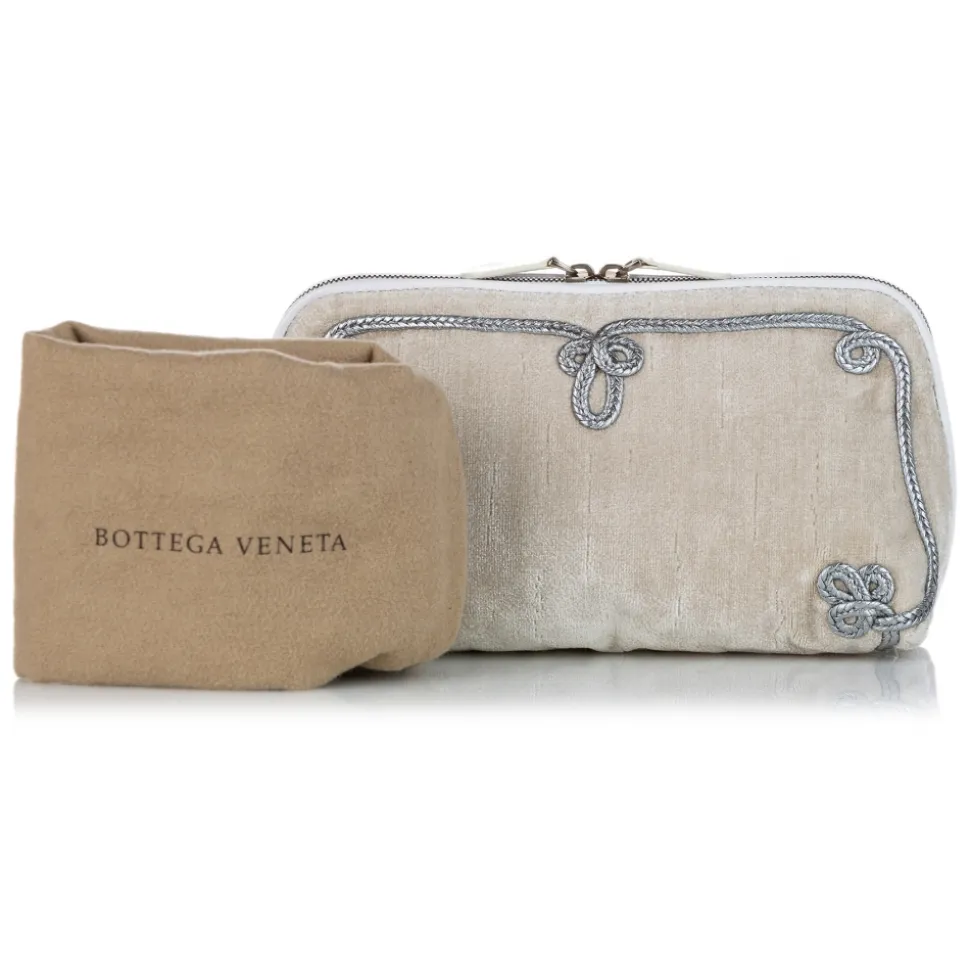 Bottega Veneta Vintage - Velour Clutch Bag - Brown - Leather Handbag - Luxury High Quality - Avvenice