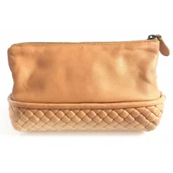 Bottega Veneta Vintage - Vanity Bag - Light Brown - Lambskin Leather Handbag - Luxury High Quality - Avvenice