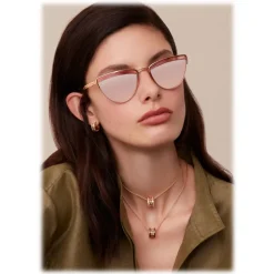 Bulgari - B.Zero1 - B.Minivibes Cat Eye Sunglasses - Pink - B.Zero1 Collection - Sunglasses - Bulgari Eyewear - Avvenice