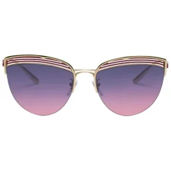 Bulgari - B.ZERO1 - Cat Eye Sunglasses B.Purevibes - Semi-Rimeless - Violet - B.ZERO1 Collection - Bulgari Eyewear - Avvenice