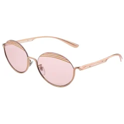 Bulgari - B.ZERO1 - Oval Sunglasses B.Stripe - Semi-Rimeless - Light Rose - B.ZERO1 Collection - Bulgari Eyewear - Avvenice