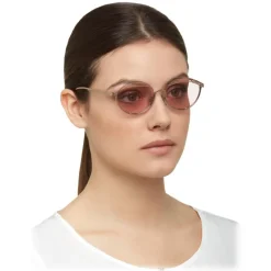 Bulgari - B.ZERO1 - Oval Sunglasses B.Stripe - Semi-Rimeless - Light Rose - B.ZERO1 Collection - Bulgari Eyewear - Avvenice