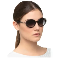 Bulgari - B.ZERO1 - Oval Sunglasses B.Zero - Black - B.ZERO1 Collection - Bulgari Eyewear - Avvenice