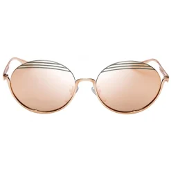 Bulgari - B.ZERO1 - Oval Sunglasses B.Stripe - Semi-Rimeless - Rose - B.ZERO1 Collection - Bulgari Eyewear - Avvenice