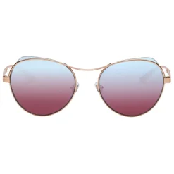 Bulgari - B.ZERO1 - Pilot Round Sunglasses B.Super - Violet - B.ZERO1 Collection - Bulgari Eyewear - Avvenice