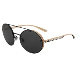 Bulgari - B.ZERO1 - Round Sunglasses B.Zero Flyingstripe - Gold Gray - B.ZERO1 Collection - Bulgari Eyewear - Avvenice