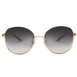 Bulgari - B.ZERO1 - Semi-Circular Sunglasses B.Zero - Gold Gray - B.ZERO1 Collection - Bulgari Eyewear - Avvenice