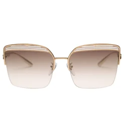 Bulgari - B.ZERO1 - Square Sunglasses B.Zero Overvibe - Champagne - B.ZERO1 Collection - Bulgari Eyewear - Avvenice