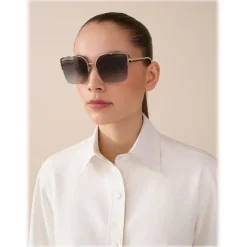 Bulgari - B.ZERO1 - Square Sunglasses B.Zero Overvibe - Rose Gold - B.ZERO1 Collection - Bulgari Eyewear - Avvenice