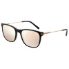 Bulgari - Diagono - Rectangular Acetate Sunglasses - Black Rose Gold - Diagono Collection - Bulgari Eyewear - Avvenice