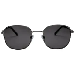 Bulgari - Diagono - Round Metal Sunglasses - Dark Gray - Diagono Collection - Bulgari Eyewear - Avvenice