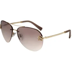 Bulgari - Fiorever - Double Bridge Aviator Sunglasses - Bronze - Fiorever Collection - Sunglasses - Bulgari Eyewear - Avvenice