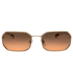 Bulgari - Narrowmation - Square Aviator Sunglasses - Gold Orange - Serpenti Collection - Bulgari Eyewear - Avvenice