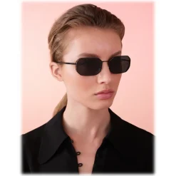 Bulgari - Narrowmation - Square Aviator Sunglasses - Black - Serpenti Collection - Bulgari Eyewear - Avvenice