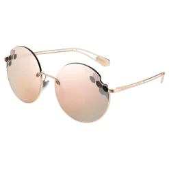 Bulgari - Poisaround - Round Oversize Sunglasses - Rose Gold - Serpenti Collection - Bulgari Eyewear - Avvenice