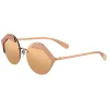 Bulgari - Serpenteyes - Hexagonal Metal Frame Sunglasses - Pink Gold - Serpenti Collection - Bulgari Eyewear - Avvenice