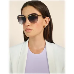 Bulgari - Serpenti - Flyingscale Butterfly Sunglasses - Black Gold - Serpenti Collection - Sunglasses - Bulgari Eyewear - Avvenice