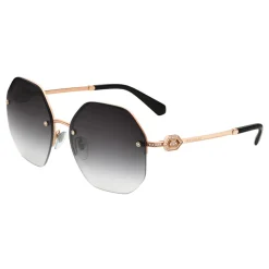 Bulgari - Serpenti Crystals - Oversize Sunglasses - Rose Gold Grey - Serpenti Collection - Bulgari Eyewear - Avvenice